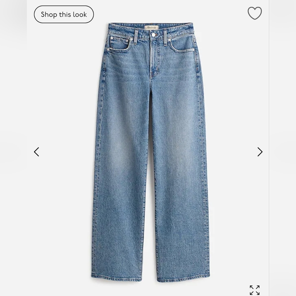 Madewell Curvy Perfect Vintage Wide-Leg Jean - Picture 8 of 16